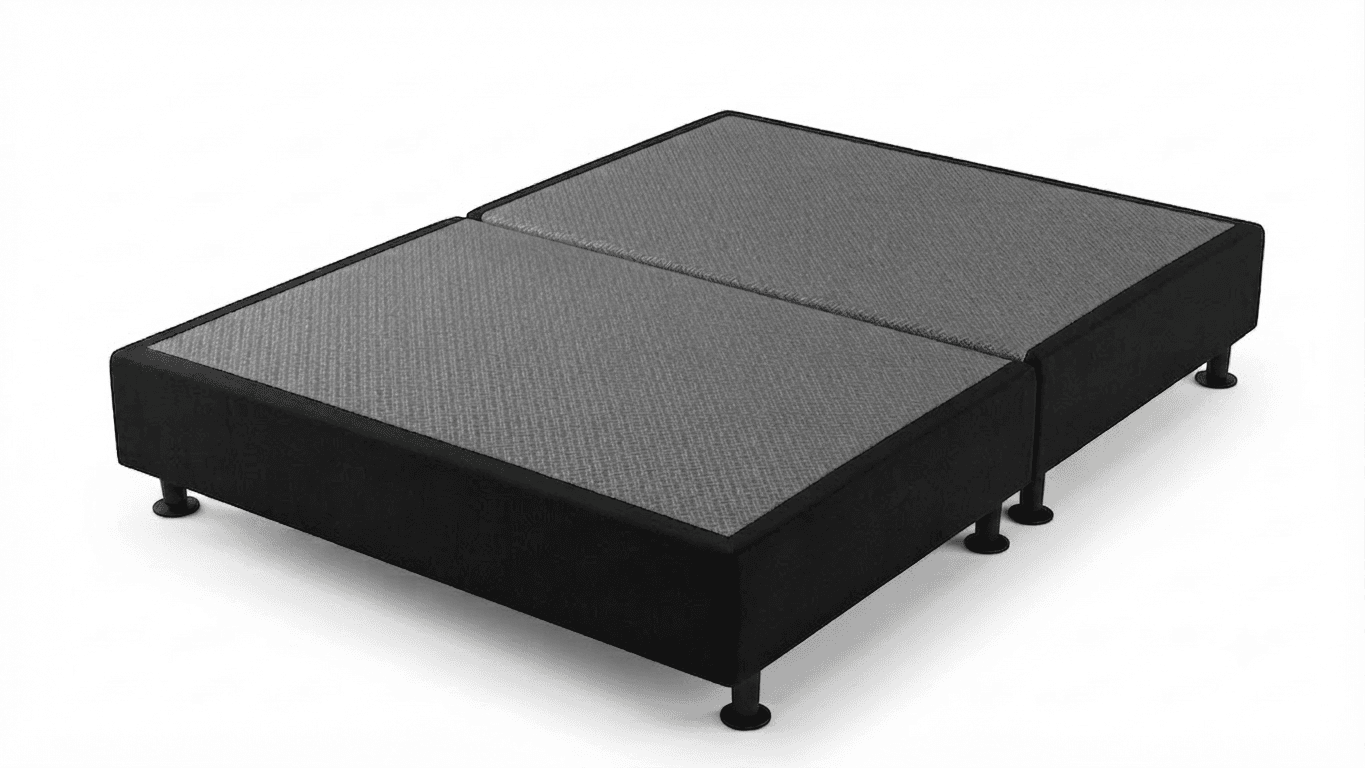 Base Cama Negra con Gris